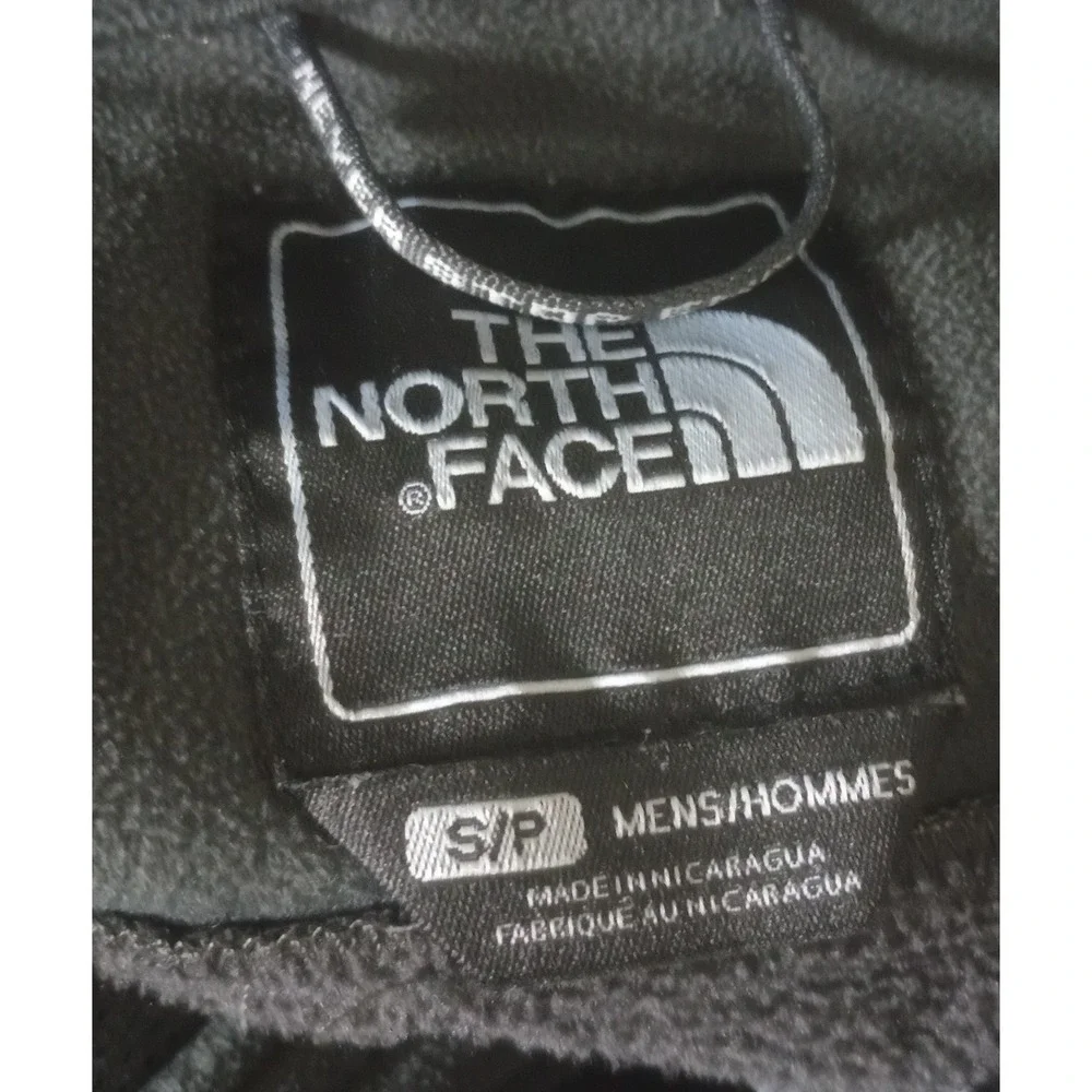 The North Face Mens Gray Black Colorblock Softshell Fleece Lined Jacket Small